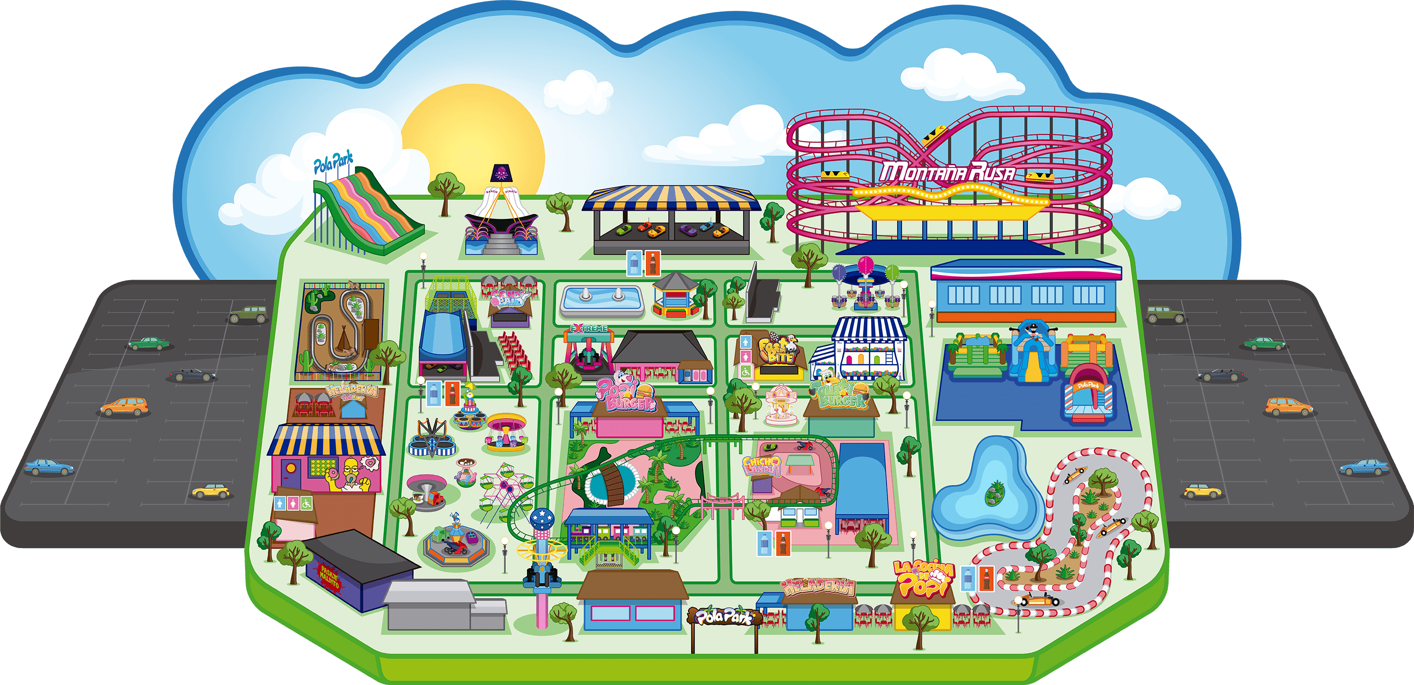 Mapa de Pola Park