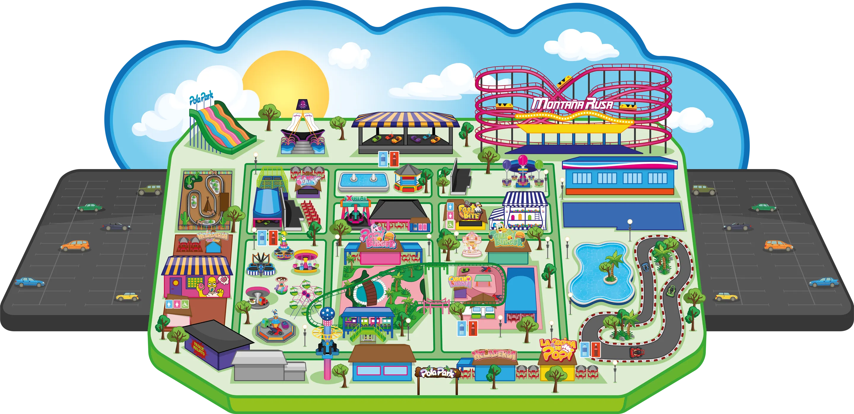 Mapa de Pola Park