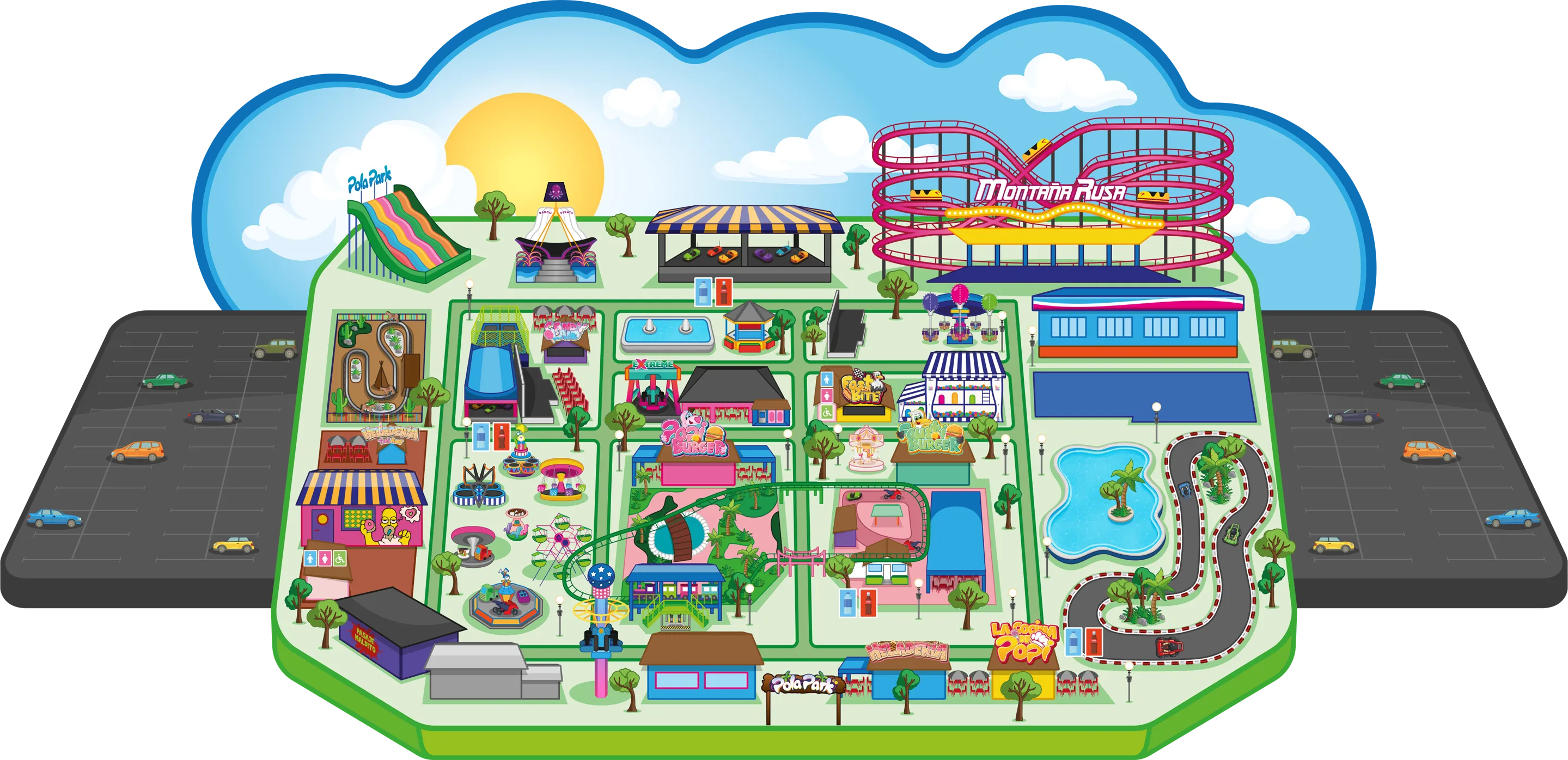 Mapa de Pola Park