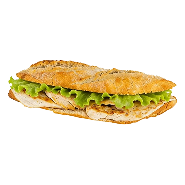 Bocadillo de pechuga de pollo